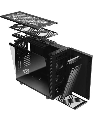 Fractal Design Define 7 Solid Cristal Templado USB-C 3.2 Negra