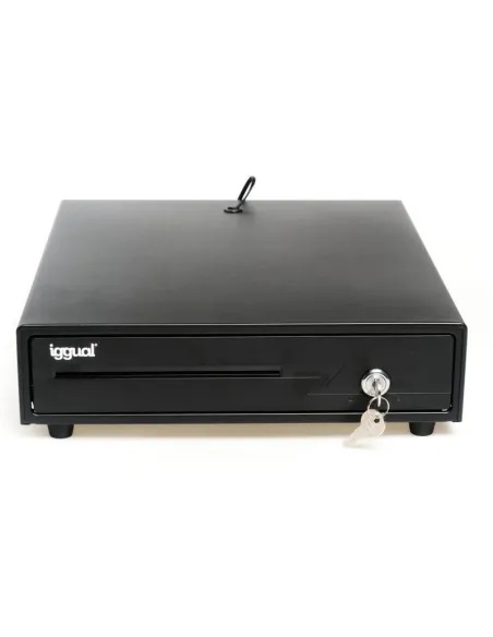Iggual IRON-10 Cajón Portamonedas Negro