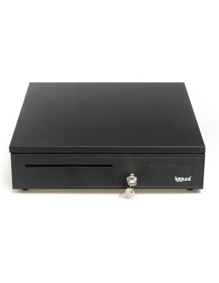 Iggual IRON-50 Cajón Portamonedas Negro
