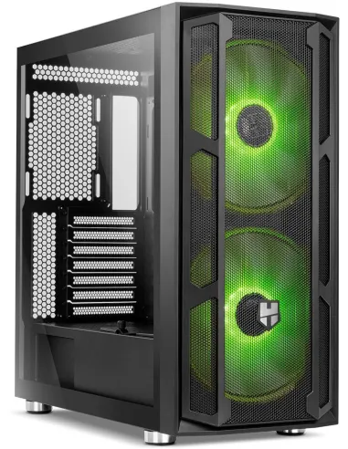 Nox Hummer Nova Cristal Templado USB 3.0 aRGB Negro