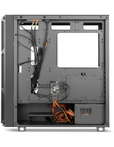 Nox Hummer Nova Cristal Templado USB 3.0 aRGB Negro