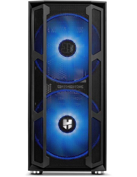 Nox Hummer Nova Cristal Templado USB 3.0 aRGB Negro