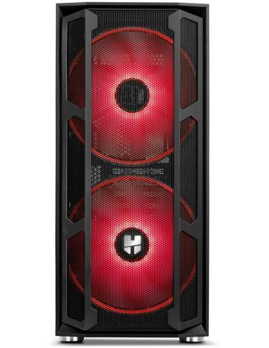 Nox Hummer Nova Cristal Templado USB 3.0 aRGB Negro