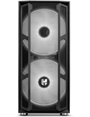 Nox Hummer Nova Cristal Templado USB 3.0 aRGB Negro