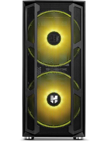 Nox Hummer Nova Cristal Templado USB 3.0 aRGB Negro