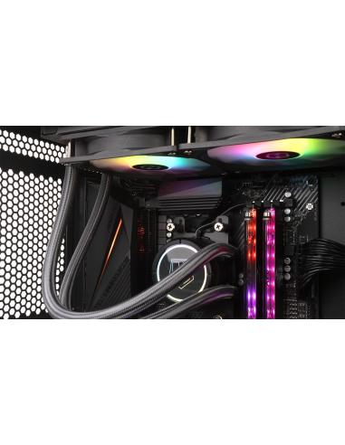 Nox Hummer Nova Cristal Templado USB 3.0 aRGB Negro