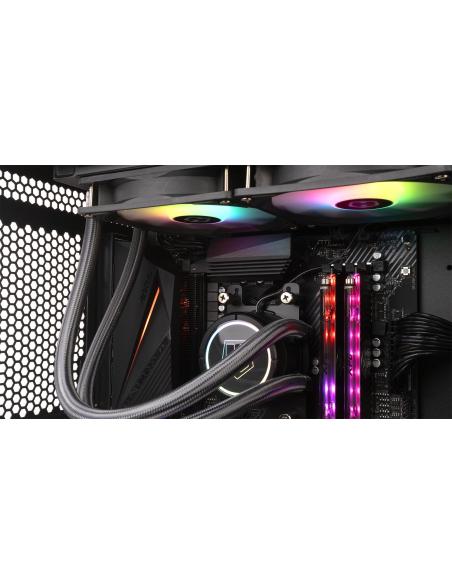 Nox Hummer Nova Cristal Templado USB 3.0 aRGB Negro