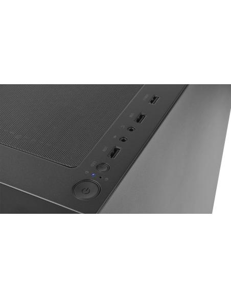 Nox Hummer Nova Cristal Templado USB 3.0 aRGB Negro