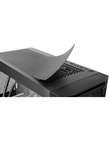 Nox Hummer Nova Cristal Templado USB 3.0 aRGB Negro