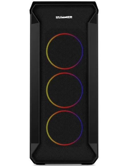 Nox Hummer Quantum Cristal Templado USB 3.0 ARGB