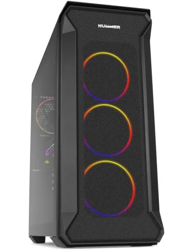 Nox Hummer Quantum Cristal Templado USB 3.0 ARGB