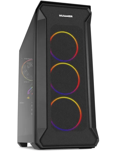 Nox Hummer Quantum Cristal Templado USB 3.0 ARGB