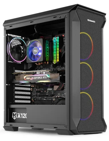 Nox Hummer Quantum Cristal Templado USB 3.0 ARGB