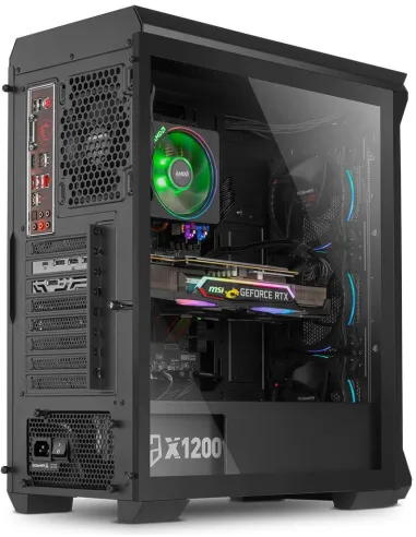 Nox Hummer Quantum Cristal Templado USB 3.0 ARGB