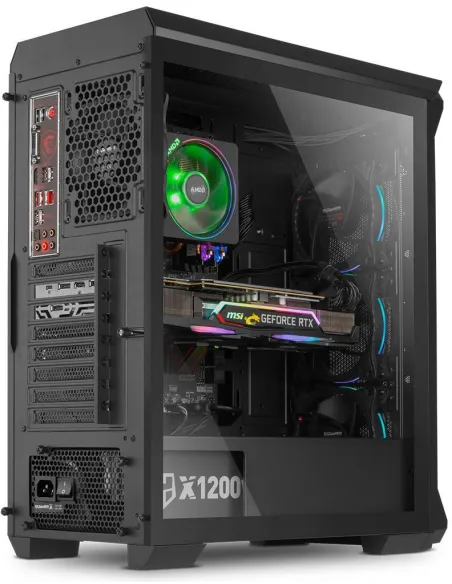 Nox Hummer Quantum Cristal Templado USB 3.0 ARGB