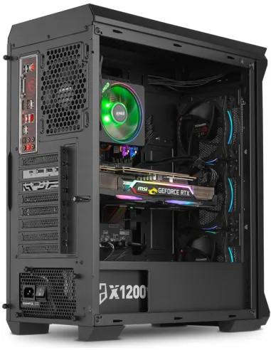 Nox Hummer Quantum Cristal Templado USB 3.0 ARGB