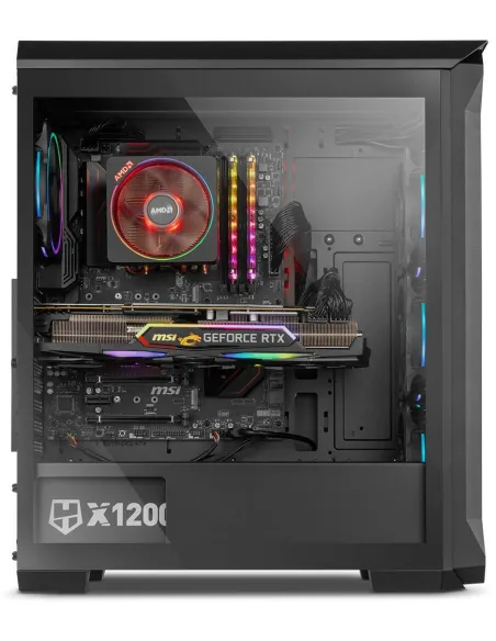 Nox Hummer Quantum Cristal Templado USB 3.0 ARGB