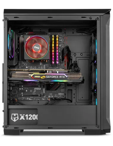 Nox Hummer Quantum Cristal Templado USB 3.0 ARGB