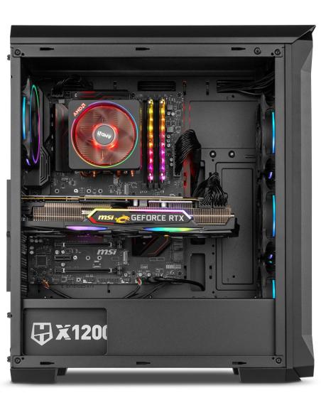 Nox Hummer Quantum Cristal Templado USB 3.0 ARGB