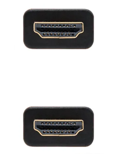 Nanocable 10.15.3702 Cable HDMI V2.0 4K@60Hz A/M-A/M 2m Negro Azul