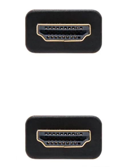 Nanocable 10.15.3702 Cable HDMI V2.0 4K@60Hz A/M-A/M 2m Negro Azul