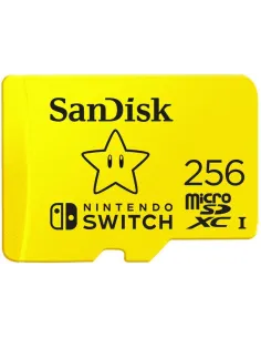 SanDisk SDSQXAO-256G-GNCZN microSDXC para consolas Nintendo Switch 256GB UHS-I Class 10 U3-1329864