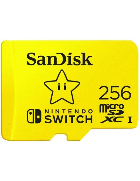 SanDisk SDSQXAO-256G-GNCZN microSDXC para consolas Nintendo Switch 256GB UHS-I Class 10 U3