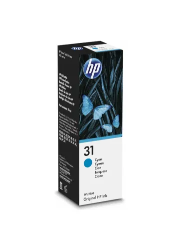 HP 31 Botella de Tinta Original 70ml Cian