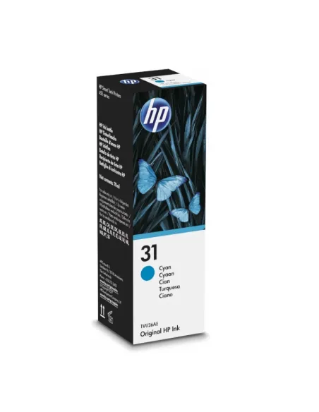 HP 31 Botella de Tinta Original 70ml Cian