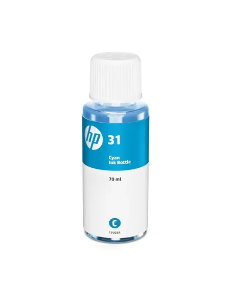 HP 31 Botella de Tinta Original 70ml Cian