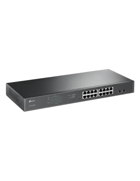 TP-Link TL-SG1218MPE Switch 16 Puertos Gigabit PoE+ 10/100/1000 Mbps + 2 Puertos SFP