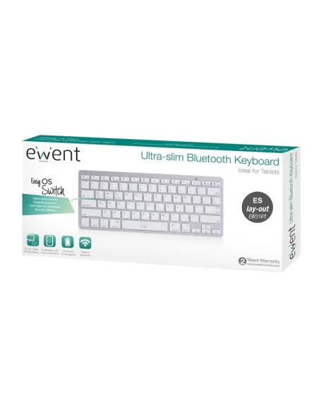 Ewent EW3161 Teclado Ultradelgado Bluetooth