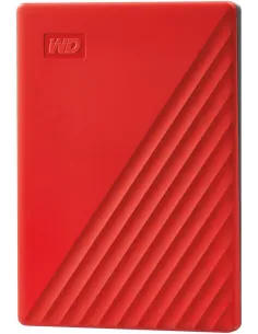 Western Digital My Passport Disco Duro Externo 4TB USB 3.2 Rojo-1328517