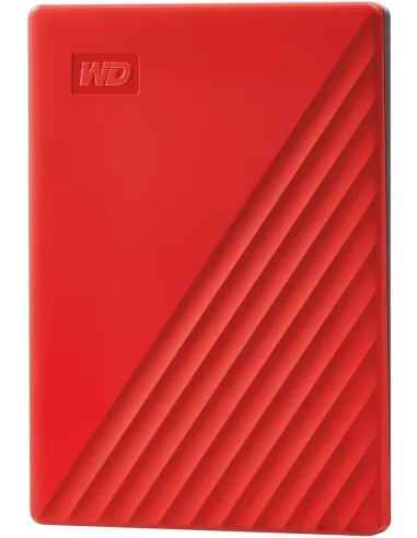 Western Digital My Passport Disco Duro Externo 4TB USB 3.2 Rojo