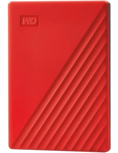 Western Digital My Passport Disco Duro Externo 4TB USB 3.2 Rojo