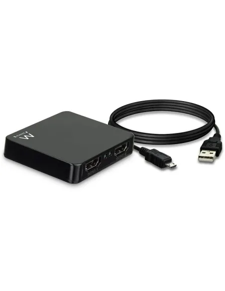 Ewent EW3720 Splitter HDMI 4K HDMI 2 Puertos Negro