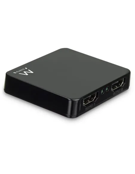 Ewent EW3720 Splitter HDMI 4K HDMI 2 Puertos Negro