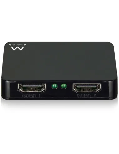 Ewent EW3720 Splitter HDMI 4K HDMI 2 Puertos Negro