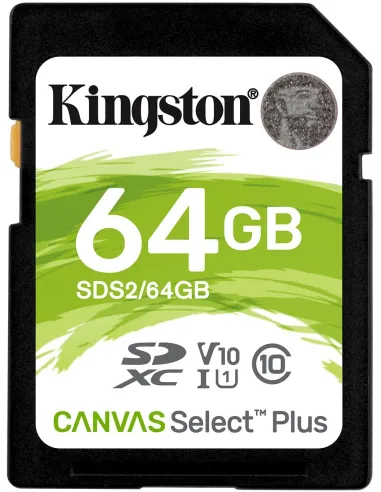 Kingston Canvas Select Plus SDXC 64GB UHS-I Clase 10