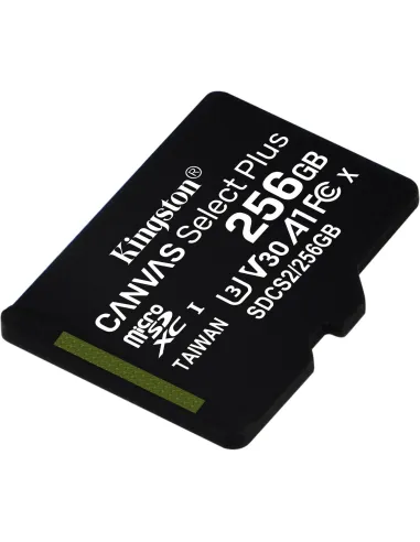 Kingston Canvas Select Plus MicroSDXC UHS-I 256GB Clase 10 + Adaptador SD