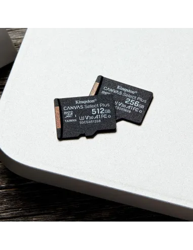 Kingston Canvas Select Plus MicroSDXC UHS-I 256GB Clase 10 + Adaptador SD