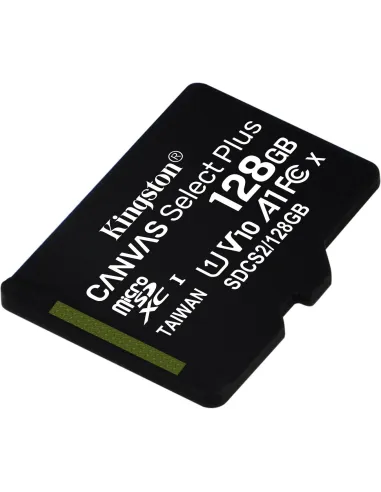 Kingston Canvas Select Plus MicroSDXC UHS-I 128GB Clase 10 + Adaptador SD