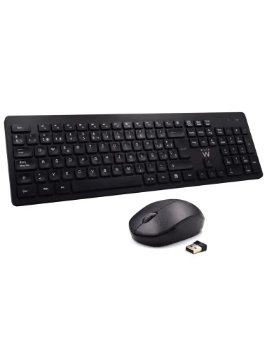Ewent EW3256 Combo Teclado + Ratón Inalámbrico Negro
