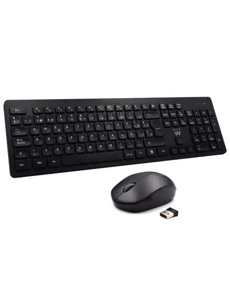 Ewent EW3256 Combo Teclado + Ratón Inalámbrico Negro