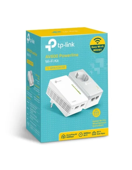 TP-LINK TL-WPA4226 Kit Extensor PLC WiFi AV600