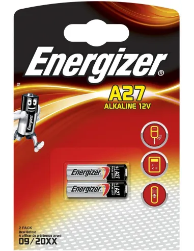 Energizer A27 2x Pilas Alcalinas 12V