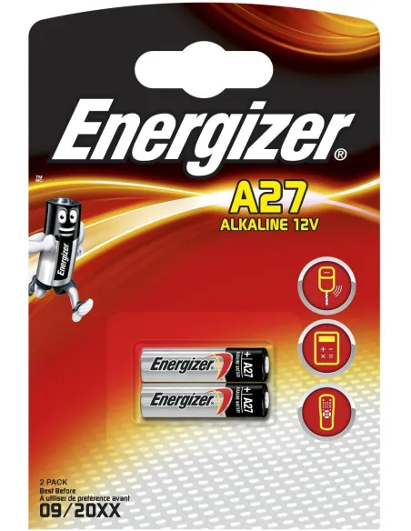 Energizer A27 2x Pilas Alcalinas 12V