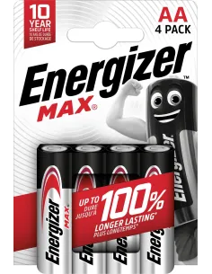 Energizer MAX LR6 Blister 4 Pilas AA-1324076