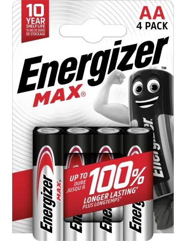 Energizer MAX LR6 Blister 4 Pilas AA