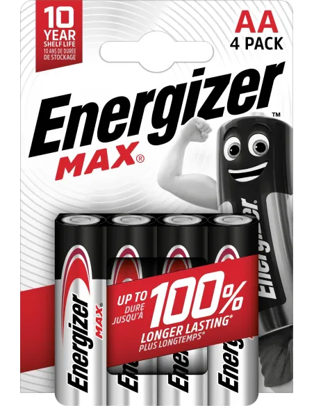 Energizer MAX LR6 Blister 4 Pilas AA
